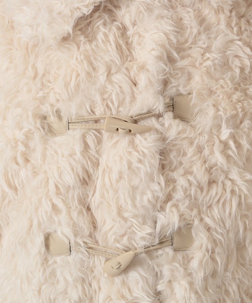 フェイクファー ダッフルコート TINA：JOJUN（ダッフルコート）｜TINA