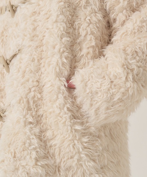 フェイクファー ダッフルコート TINA：JOJUN（ダッフルコート）｜TINA