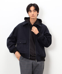 COMME CA ISM（コムサイズム）の「ジャージー ツイード ジップブルゾン（ブルゾン）」