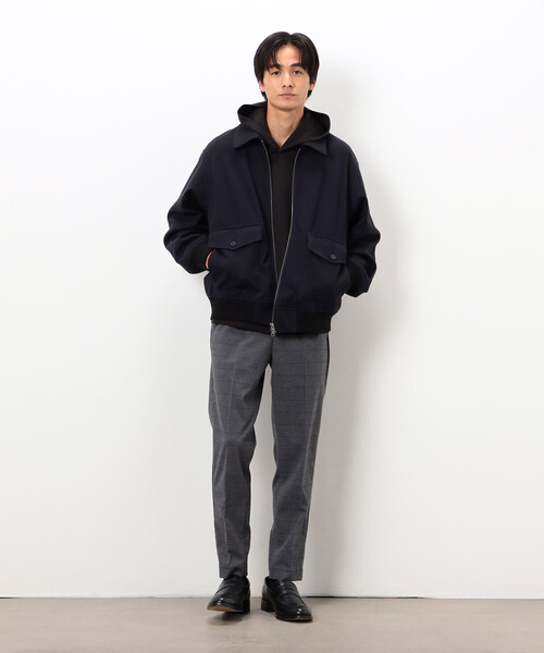 COMME CA ISM（コムサイズム）の「ジャージー ツイード ジップブルゾン（ブルゾン・メンズ・チャコール/ネイビー・MEDIUM/LARGE）」の7枚目の写真