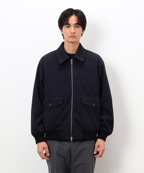 COMME CA ISM（コムサイズム）の「ジャージー ツイード ジップブルゾン（ブルゾン・メンズ・チャコール/ネイビー・MEDIUM/LARGE）」の11枚目の写真