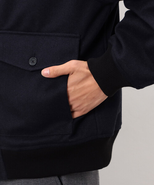 COMME CA ISM（コムサイズム）の「ジャージー ツイード ジップブルゾン（ブルゾン・メンズ・チャコール/ネイビー・MEDIUM/LARGE）」の16枚目の写真