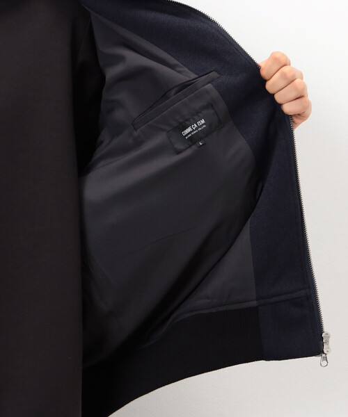 COMME CA ISM（コムサイズム）の「ジャージー ツイード ジップブルゾン（ブルゾン・メンズ・チャコール/ネイビー・MEDIUM/LARGE）」の20枚目の写真
