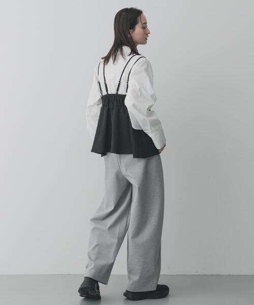 SENSE OF PLACE by URBAN RESEARCH(センスオブプレイスバイアーバンリサーチ)の「ワンポイントシシュウスウェットパンツ(その他パンツ・レディース・グレー/ブラック・SMALL/MEDIUM)」の7枚目の写真