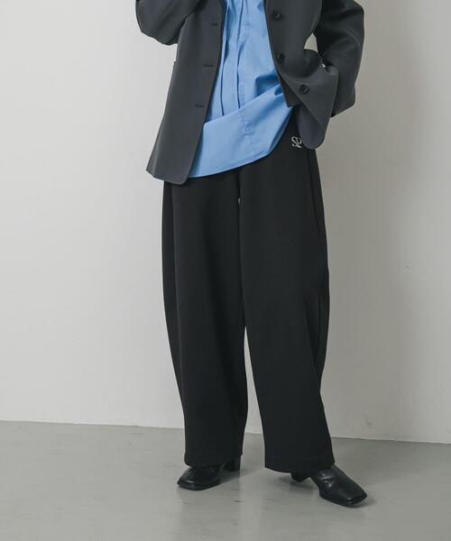 SENSE OF PLACE by URBAN RESEARCH(センスオブプレイスバイアーバンリサーチ)の「ワンポイントシシュウスウェットパンツ(その他パンツ・レディース・グレー/ブラック・SMALL/MEDIUM)」の21枚目の写真