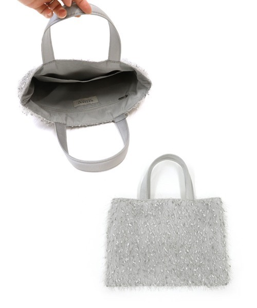 DONOBAN（ドノバン）の「トゥインクルトート（トートバッグ・レディース・ホワイト/ピンク/グレー/ブラック/ネイビー・ONE SIZE）」の12枚目の写真