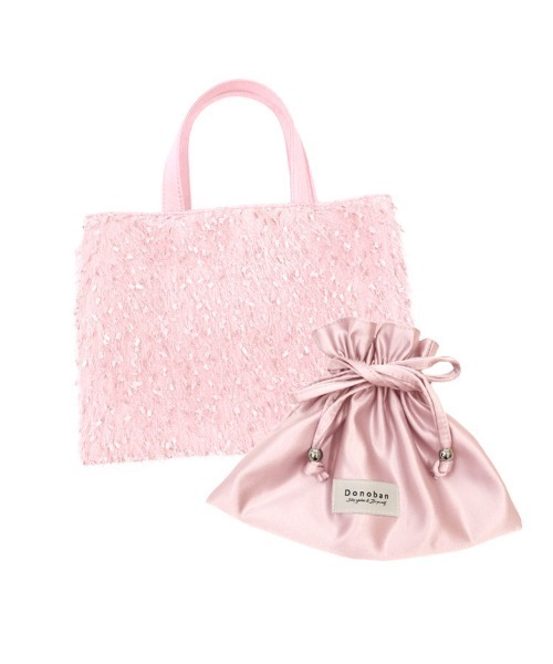DONOBAN（ドノバン）の「トゥインクルトート（トートバッグ・レディース・ホワイト/ピンク/グレー/ブラック/ネイビー・ONE SIZE）」の21枚目の写真
