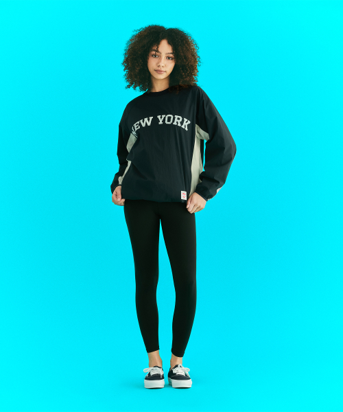 ERER（エルエル）の「[UN] Vintage Painted Warm-up Navy（Tシャツ/カットソー・レディース・ネイビー・1/2/3）」の3枚目の写真
