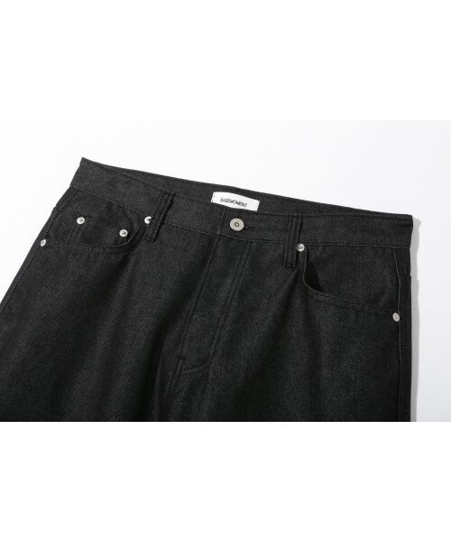 BASEMOMENT(ベースモーメント)の「ノンフェイドカーブデニムパンツブラック(デニムパンツ・メンズ・その他・LARGE/MEDIUM/X-LARGE)」の4枚目の写真