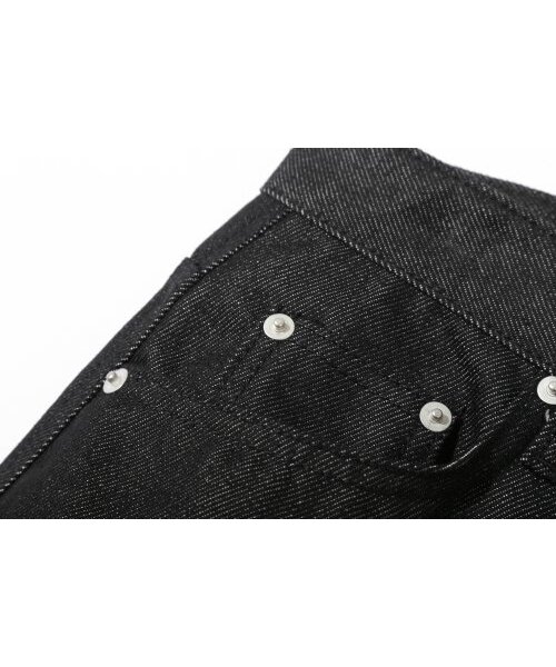 BASEMOMENT(ベースモーメント)の「ノンフェイドカーブデニムパンツブラック(デニムパンツ・メンズ・その他・LARGE/MEDIUM/X-LARGE)」の8枚目の写真