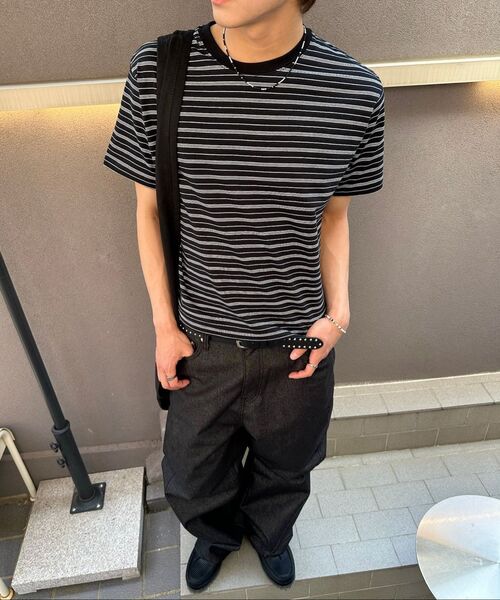 BASEMOMENT(ベースモーメント)の「ノンフェイドカーブデニムパンツブラック(デニムパンツ・メンズ・その他・LARGE/MEDIUM/X-LARGE)」の11枚目の写真