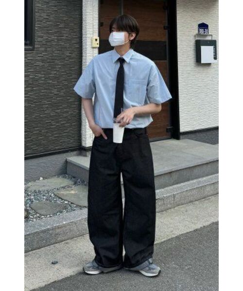 BASEMOMENT(ベースモーメント)の「ノンフェイドカーブデニムパンツブラック(デニムパンツ・メンズ・その他・LARGE/MEDIUM/X-LARGE)」の20枚目の写真