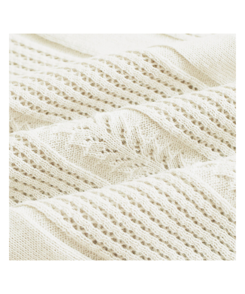 sortie（ソルティ）の「Mesh Mixed Crochet Polo Knit (Ivory)（ポロシャツ・メンズ・その他・LARGE/MEDIUM/X-LARGE）」の7枚目の写真