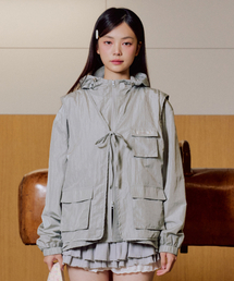 メイヴ ウィンドブレーカーセット [GREY]