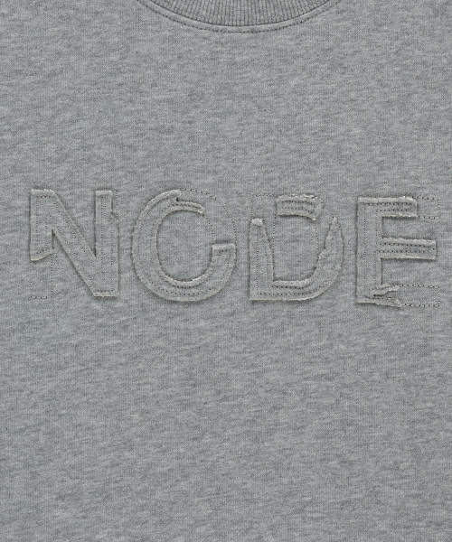 NODE LABS（ノードラボ）の「DEV:7 アプリケロゴスウェットマンツーマン_メランジグレー（スウェット・レディース・その他・SMALL/MEDIUM/LARGE/X-LARGE）」の6枚目の写真