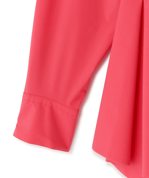 LE PHIL（ルフィル）の「◆SOLOTEXブロードタックフレアブラウス（シャツ/ブラウス・レディース・ホワイト/ピンク系その他/ネイビー・F）」の14枚目の写真