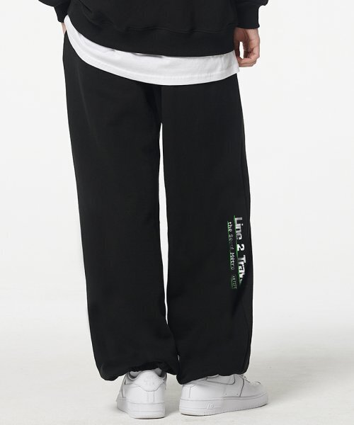 ARTISTWEAR（アーティストウェア）の「[ATW] ライン2プレイスワイドジョガーパンツ（スウェットパンツ・レディース・ブラック・SMALL/MEDIUM/LARGE/X-LARGE）」の11枚目の写真