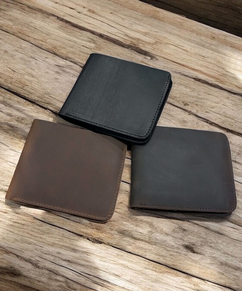 セール】レザー シンプル ハーフ ウォレット（財布）｜Port（ポート