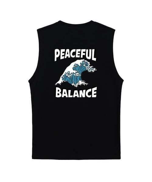 TRIPSHION(トリップション)の「WAVE BALANCE スリーブレス - ブラック(Tシャツ/カットソー・メンズ・その他・LARGE/MEDIUM/X-LARGE)」の1枚目の写真