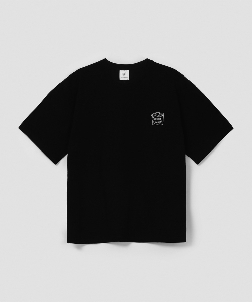 SLOW RECORD HOUSE(スローレコードハウス)の「レコード半袖Tシャツ_ブラック(Tシャツ/カットソー・レディース・その他・SMALL/MEDIUM)」の1枚目の写真