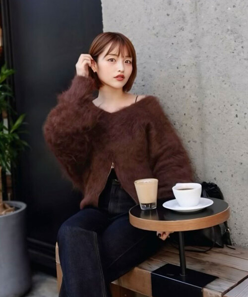 KOBE LETTUCE（コウベレタス）の「[ yuri.さんコラボ ]前後2way裾