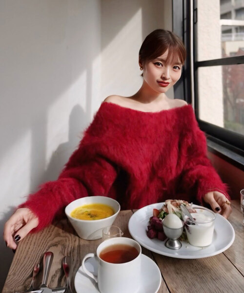 KOBE LETTUCE（コウベレタス）の「[ yuri.さんコラボ ]前後2way裾