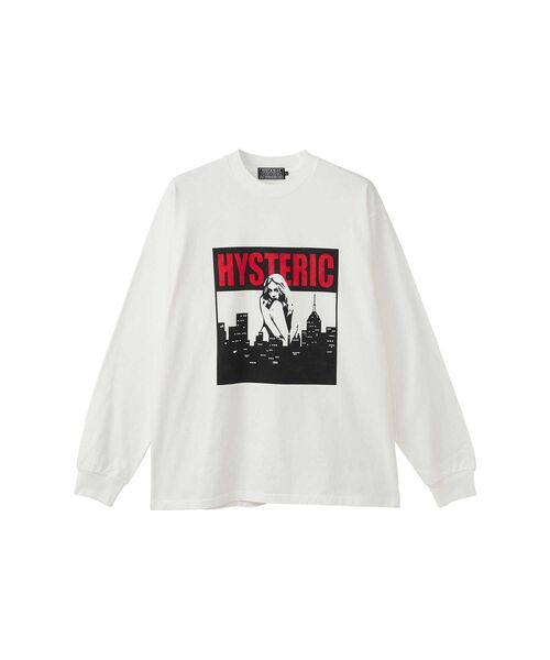 HYSTERIC GLAMOUR 長袖Tシャツ Mサイズ HYSTERIC CITY Tシャツ（Tシャツ/カットソー）｜HYSTERIC GLAMOUR