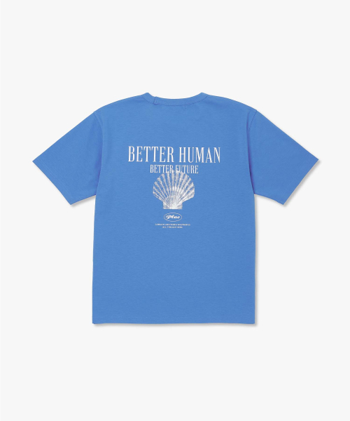 PLAC(プラック)の「クラムグラフィック半袖Tシャツブルー(Tシャツ/カットソー・メンズ・その他・LARGE/MEDIUM/SMALL/X-LARGE)」の1枚目の写真