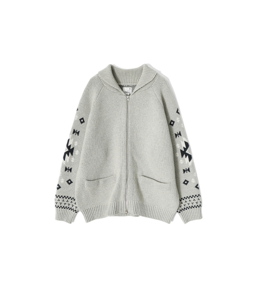 HORLISUN(ホーリーサン)の「Cusco Cowichan Cardigan Melange Gray(ニット/セーター・レディース・その他・LARGE)」の1枚目の写真