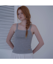 Square Cotton Sleeveless [Melange]