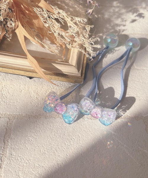 セール】lulunoix/キラキラリボンヘアゴム N15454（ヘアゴム）｜CERCA