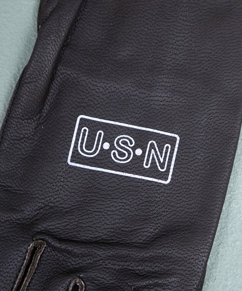 8(eight)(エイト)の「NAVY ゴートスキンフライトグローブ(手袋・メンズ・ブラック・SMALL)」の13枚目の写真