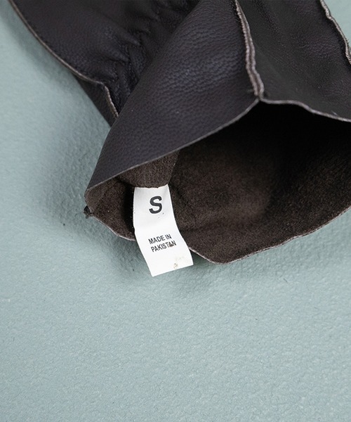 8(eight)(エイト)の「NAVY ゴートスキンフライトグローブ(手袋・メンズ・ブラック・SMALL)」の15枚目の写真