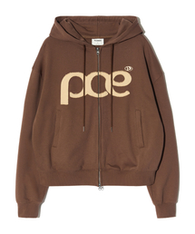 PIECEMAKER（ピースメーカー）の「[2TYPE] PCE APPLIQUE ZIP HOODIE (BROWN)（パーカー）」