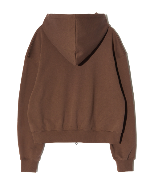 PIECEMAKER（ピースメーカー）の「[2TYPE] PCE APPLIQUE ZIP HOODIE (BROWN)（パーカー・レディース・その他・MEDIUM/LARGE）」の3枚目の写真