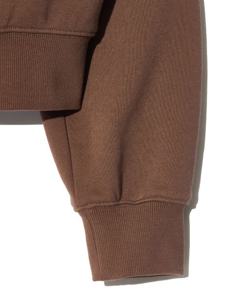 PIECEMAKER（ピースメーカー）の「[2TYPE] PCE APPLIQUE ZIP HOODIE (BROWN)（パーカー・レディース・その他・MEDIUM/LARGE）」の8枚目の写真