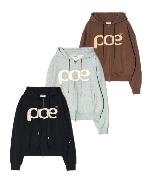 PIECEMAKER（ピースメーカー）の「[2TYPE] PCE APPLIQUE ZIP HOODIE (BROWN)（パーカー・レディース・その他・MEDIUM/LARGE）」の10枚目の写真