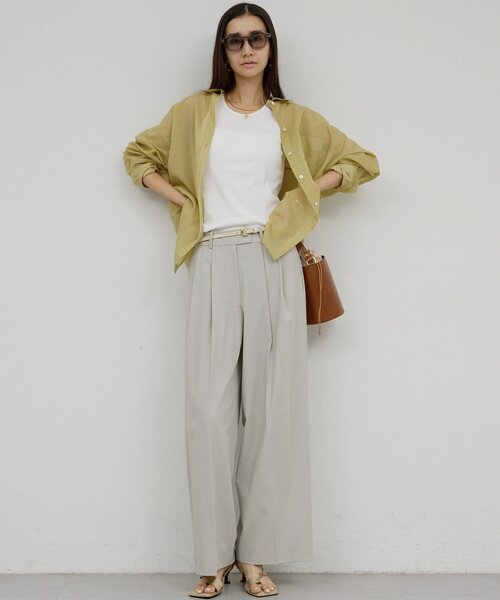 GALLARDAGALANTE（ガリャルダガランテ）の「【前後2way】ハイツイストリブタンク（キャミソール・レディース・レッド/ホワイト/ブラック・FREE）」の6枚目の写真