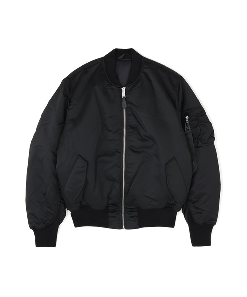 Alpha Industries（アルファインダストリーズ）の「Alpha Industries/アルファインダストリーズ/MA-1 BASE FLIGHT BOMBER JACKET/エムエーワン ベース フライト ボンバー ジャケット（MA-1・メンズ・ブラック/その他10・L/M/S）」の2枚目の写真