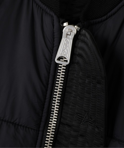 Alpha Industries（アルファインダストリーズ）の「Alpha Industries/アルファインダストリーズ/MA-1 BASE FLIGHT BOMBER JACKET/エムエーワン ベース フライト ボンバー ジャケット（MA-1・メンズ・ブラック/その他10・L/M/S）」の10枚目の写真