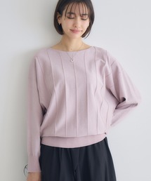 KATHARINE ROSS | 【KATHARINE ROSS】12Gラメストライプドルマンプルオーバー(ニット/セーター)