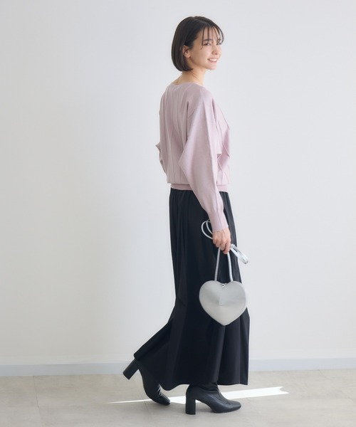 KATHARINE ROSS（キャサリンロス）の「【KATHARINE ROSS】12Gラメストライプドルマンプルオーバー（ニット/セーター・レディース・オフホワイト/ピンク/ブラウン・FREE）」の19枚目の写真