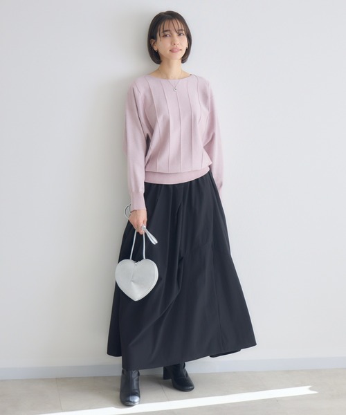 KATHARINE ROSS（キャサリンロス）の「【KATHARINE ROSS】12Gラメストライプドルマンプルオーバー（ニット/セーター・レディース・オフホワイト/ピンク/ブラウン・FREE）」の17枚目の写真