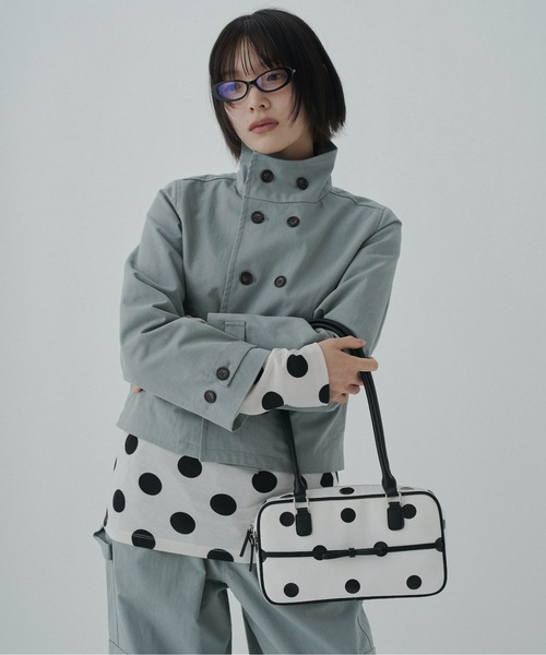 FEKETE（フェケテ）の「polka dot ribbon boston / ドットボストンバッグ（ボストンバッグ・レディース・ホワイト/ブラック・FREE）」の9枚目の写真