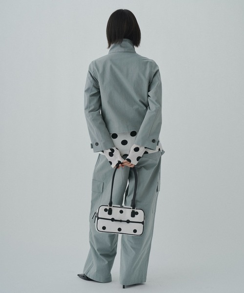 FEKETE（フェケテ）の「polka dot ribbon boston / ドットボストンバッグ（ボストンバッグ・レディース・ホワイト/ブラック・FREE）」の12枚目の写真