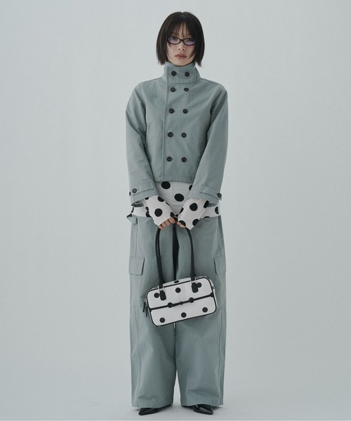 FEKETE（フェケテ）の「polka dot ribbon boston / ドットボストンバッグ（ボストンバッグ・レディース・ホワイト/ブラック・FREE）」の5枚目の写真