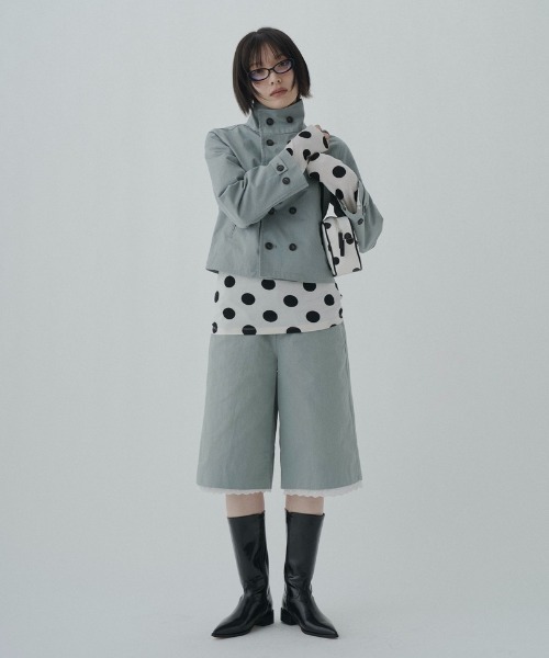 FEKETE（フェケテ）の「polka dot ribbon boston / ドットボストンバッグ（ボストンバッグ・レディース・ホワイト/ブラック・FREE）」の21枚目の写真