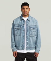 G-STAR | DAKOTA JACKET/ヴィンテージライククラシックディテールデニムジャケット(デニムジャケット)