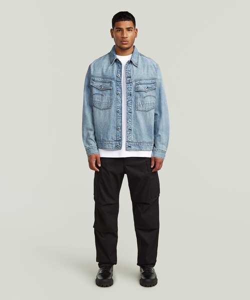 G-STAR(ジースター)の「DAKOTA JACKET/ヴィンテージライククラシックディテールデニムジャケット(デニムジャケット・メンズ・インディゴブルー・SMALL/MEDIUM/LARGE/X-LARGE)」の3枚目の写真