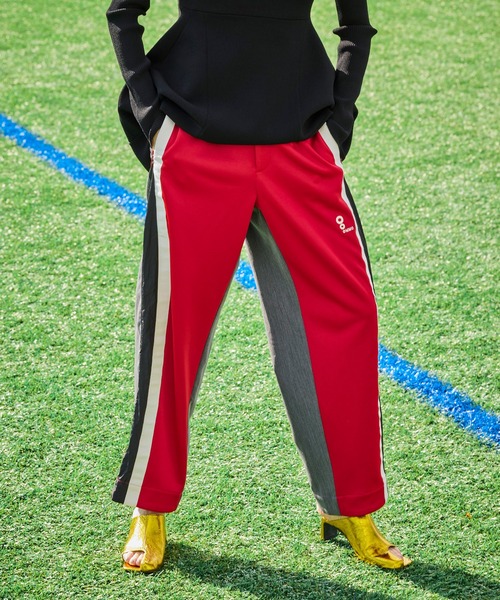 OMMO(オーエムエムオー)の「TRACK MIX TAPERED PT(その他パンツ・レディース・ブルー/レッド・36/38)」の22枚目の写真